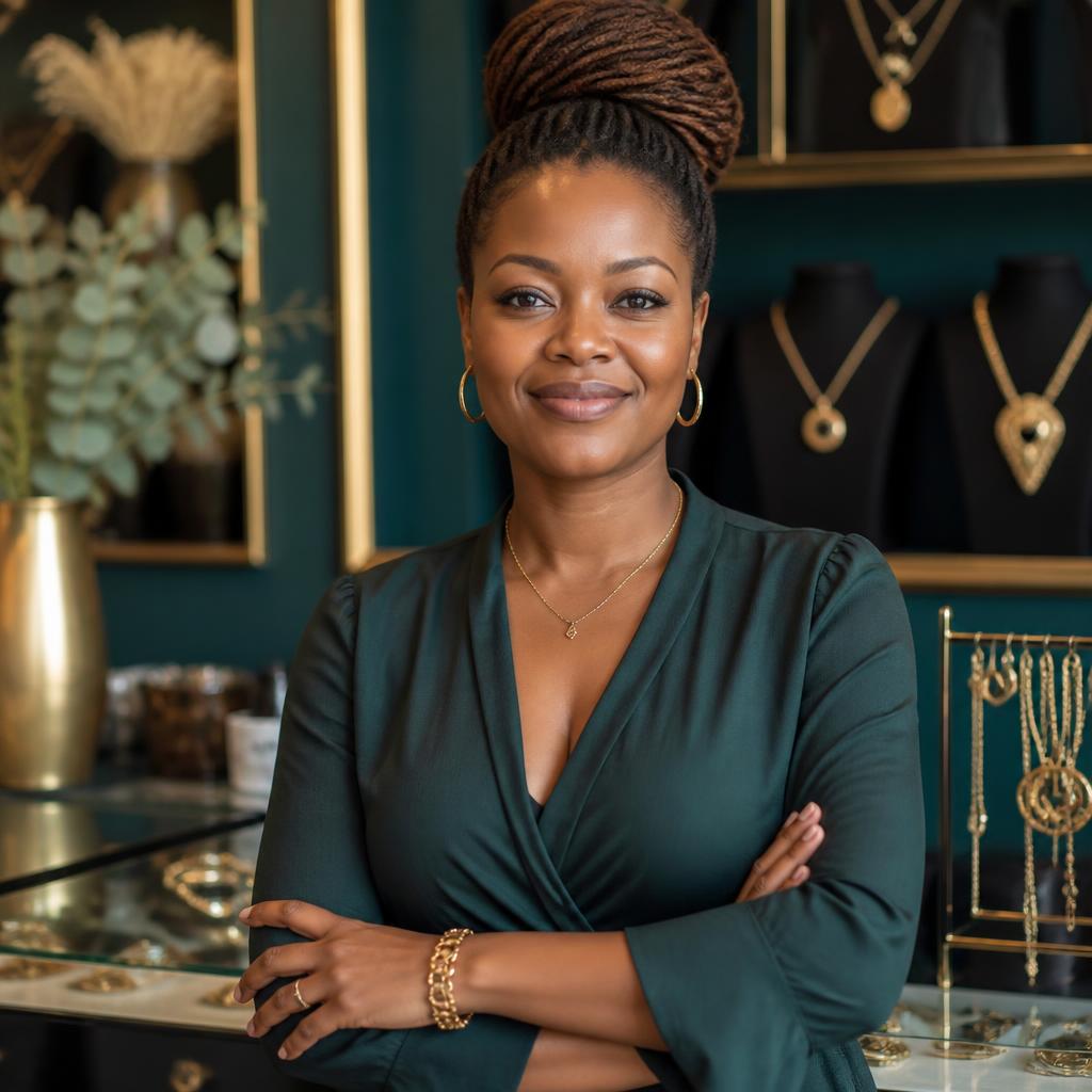 Antoinette Sunet Dreyer, founder of Gargo Time & Jewellery, in her Welkom Square store