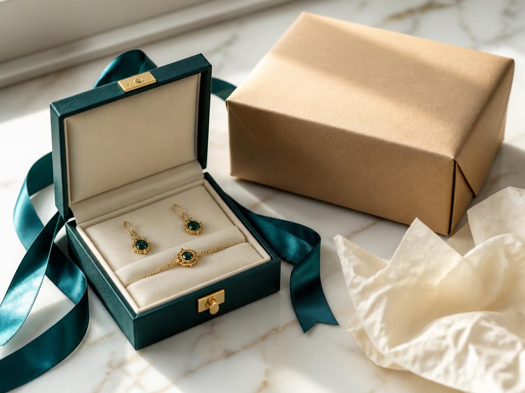 Elegant GT&J jewellery packaging ready for courier delivery or collection